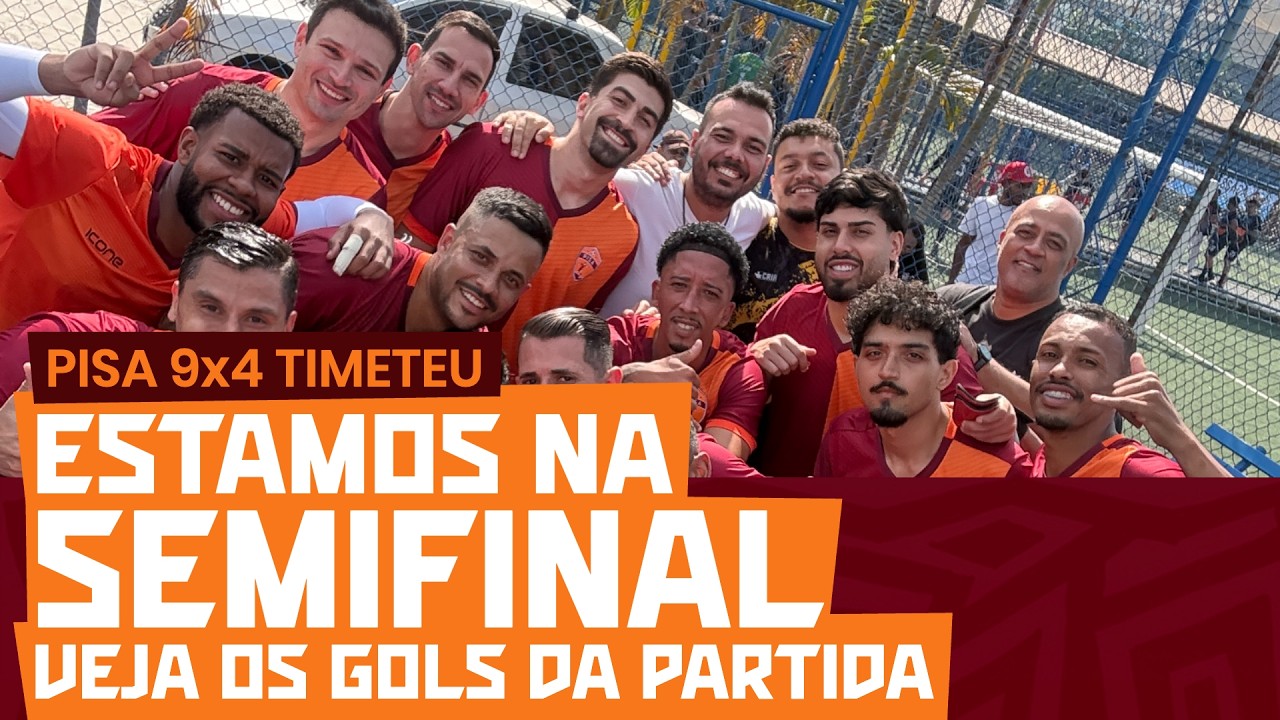 Pisa 9×4 Timeteu: todos os gols