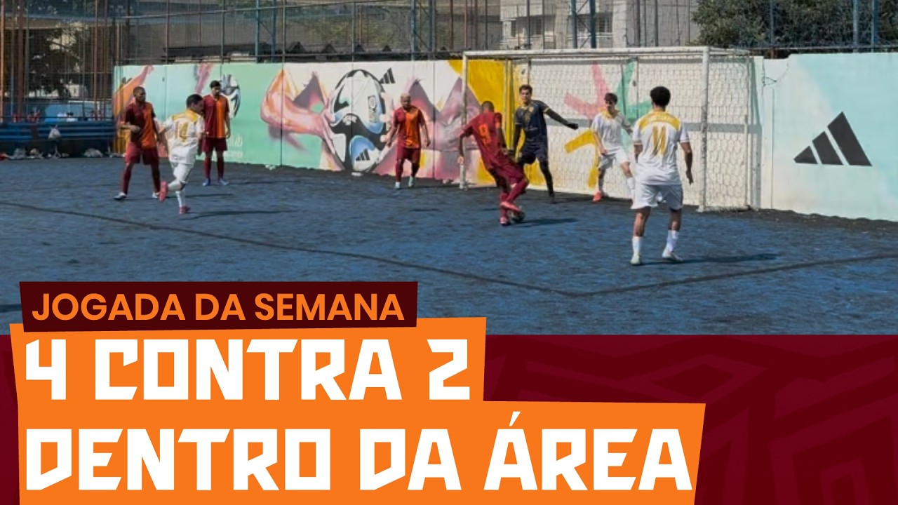 Jogada da semana: quatro contra dois